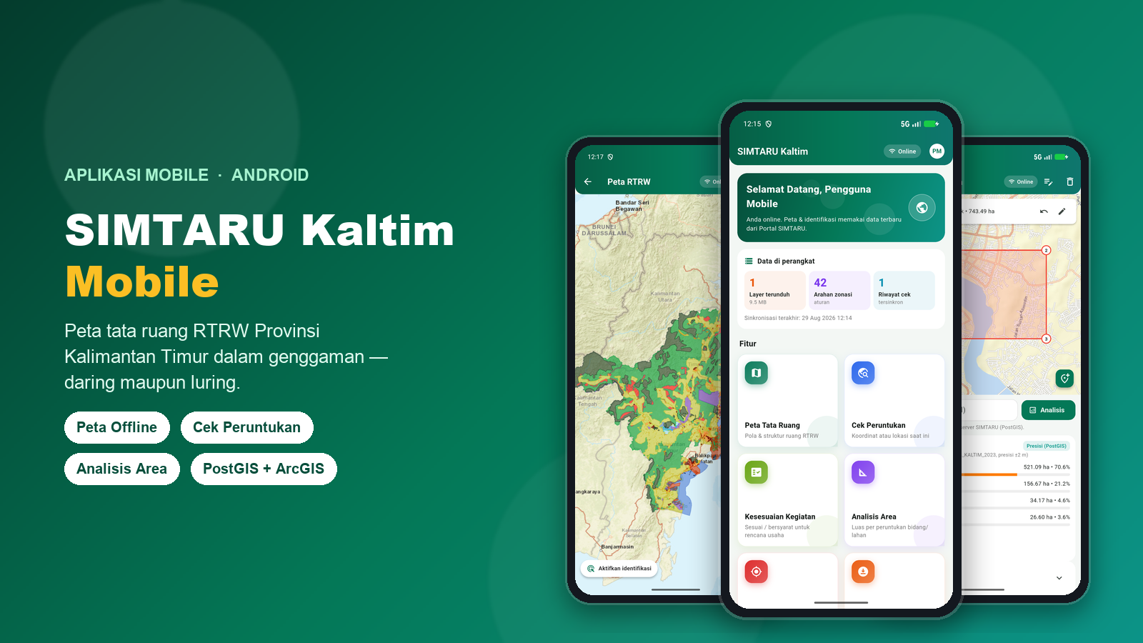 SIMTARU Mobile Aplikasi Tata Ruang Kalimantan Timur