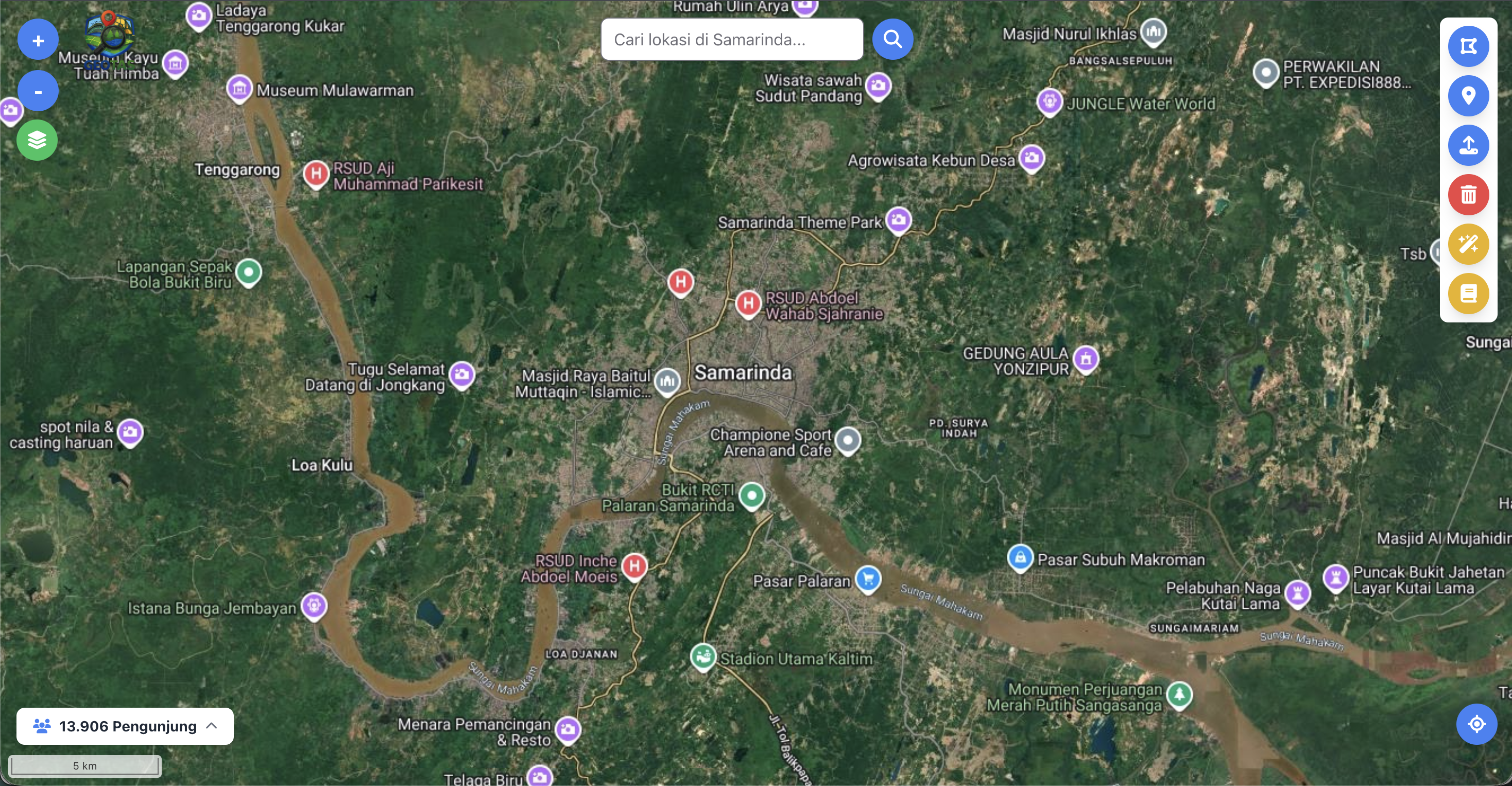 Geospatial Tool for Analysis of Samarinda