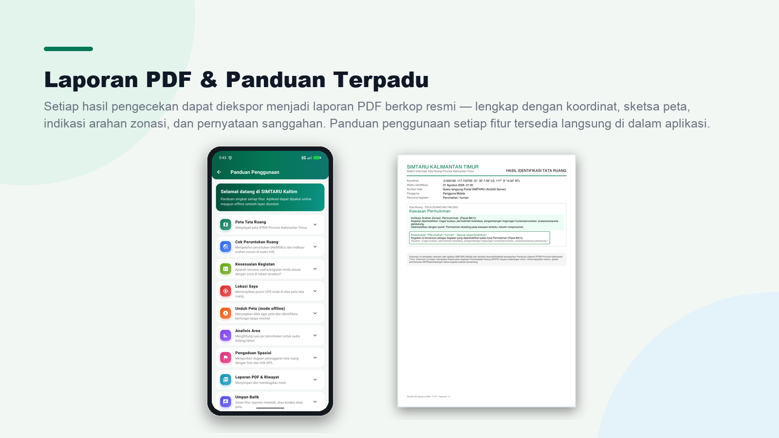 Galeri SIMTARU Mobile Aplikasi Tata Ruang Kalimantan Timur 6