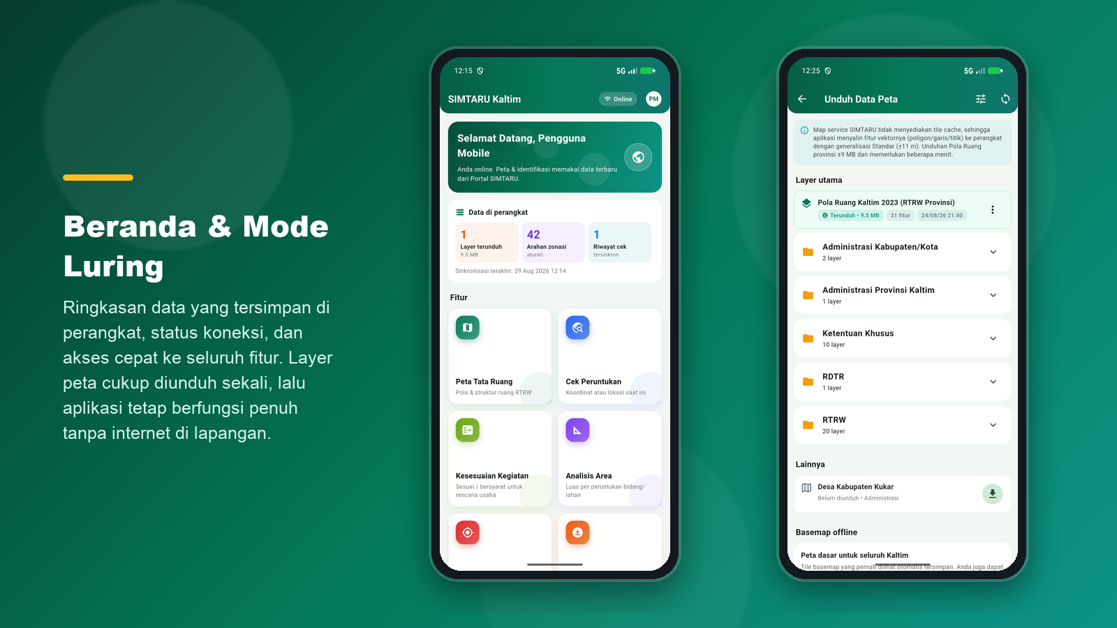 Galeri SIMTARU Mobile Aplikasi Tata Ruang Kalimantan Timur 1