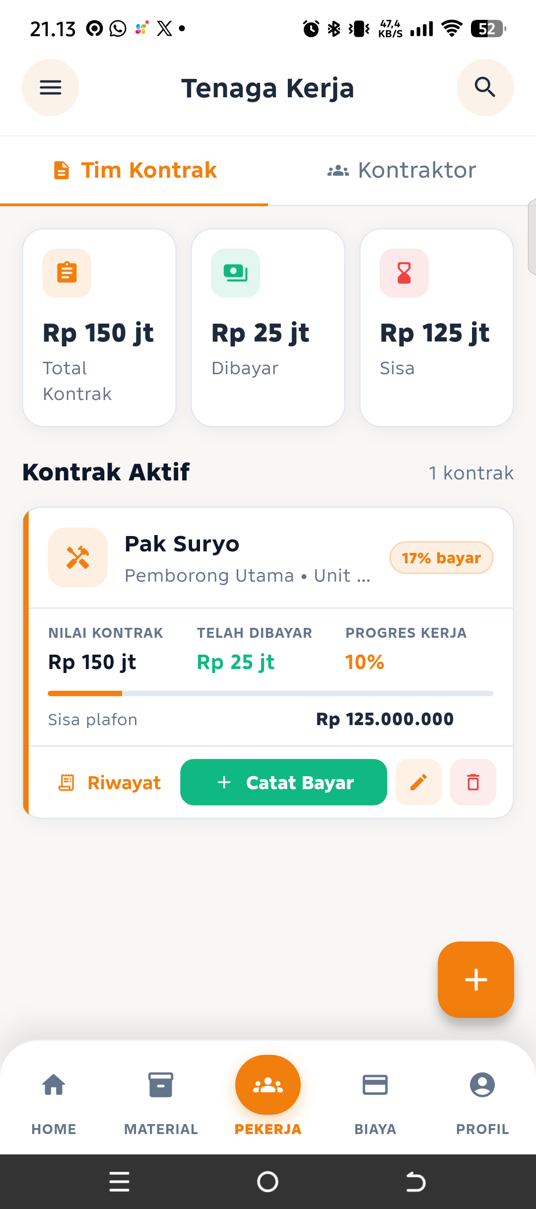Tampilan KelolaRumah — Aplikasi Manajemen Proyek Properti dalam Satu Genggaman 4